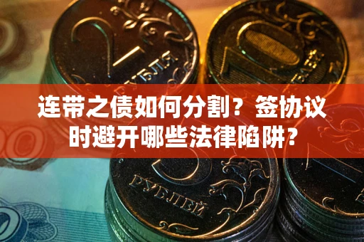 武汉连带之债如何分割？签协议时避开哪些法律陷阱？