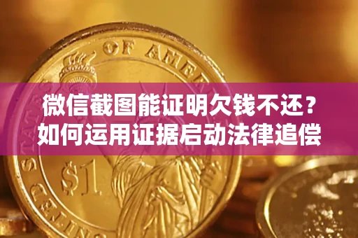 武汉微信截图能证明欠钱不还？如何运用证据启动法律追偿程序？