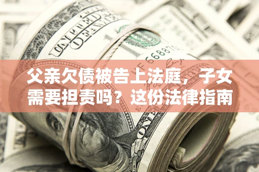 武汉父亲欠债被告上法庭，子女需要担责吗？这份法律指南必须看完