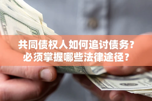 武汉共同债权人如何追讨债务？必须掌握哪些法律途径？