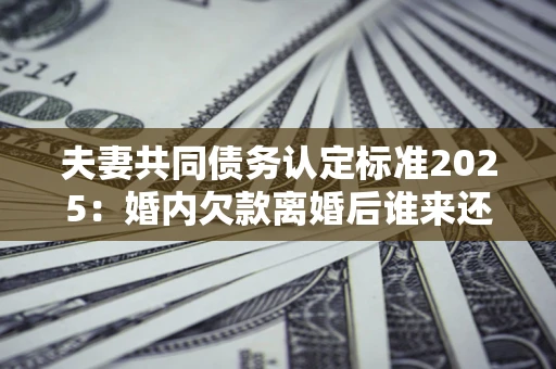 武汉夫妻共同债务认定标准2025:婚内欠款离婚后谁来还? 武汉夫妻共同债务认定标准2025:婚内欠款离婚后谁来还?