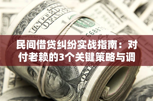 武汉民间借贷纠纷实战指南：对付老赖的3个关键策略与调解盲区解析