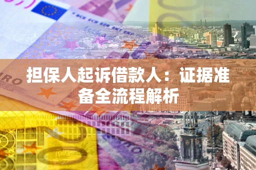 武汉担保人起诉借款人：证据准备全流程解析