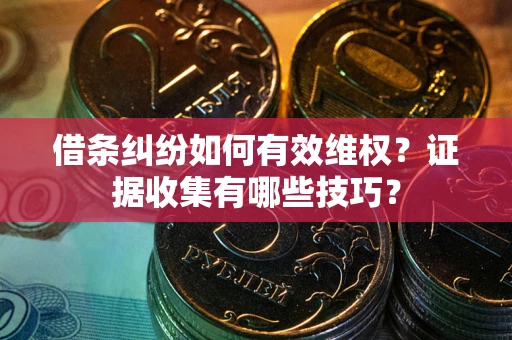 武汉借条纠纷如何有效维权？证据收集有哪些技巧？