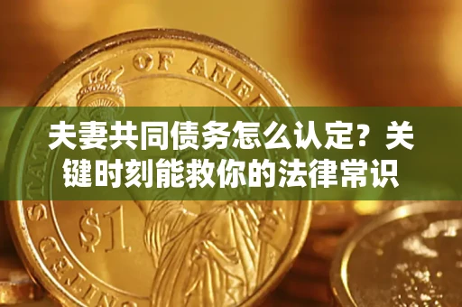武汉夫妻共同债务怎么认定？关键时刻能救你的法律常识