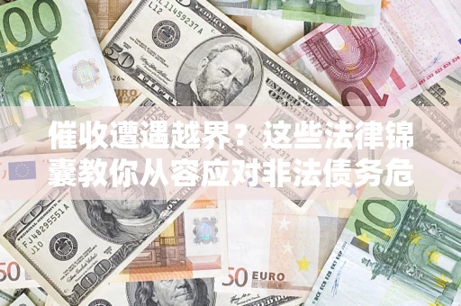 武汉催收遭遇越界？这些法律锦囊教你从容应对非法债务危机