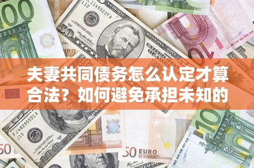 武汉夫妻共同债务怎么认定才算合法？如何避免承担未知的债务风险？